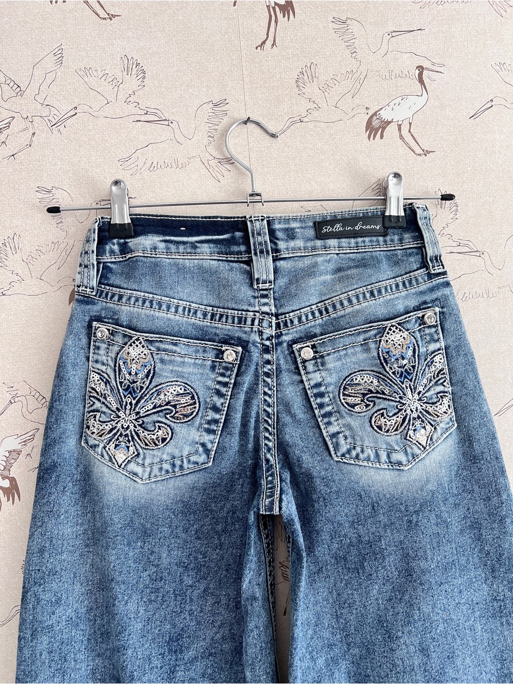 Stella in dreams Y2K low rise wide leg embellished jeans‎ - Picture 5 of 6